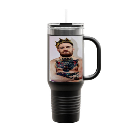 Conor Mcgregor Crown Tattoo Insulated Travel Mug