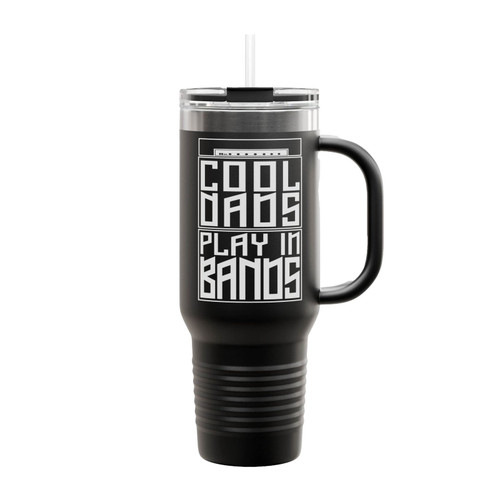 Cool Dads Play In Bands Insulated Travel Mug