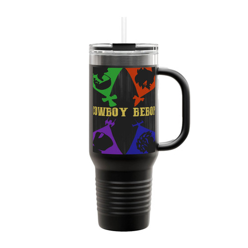 Cowboy Bebop Illustration Insulated Travel Mug