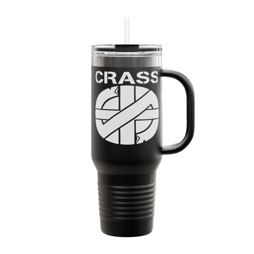 Crass Logo No War Insulated Travel Mug