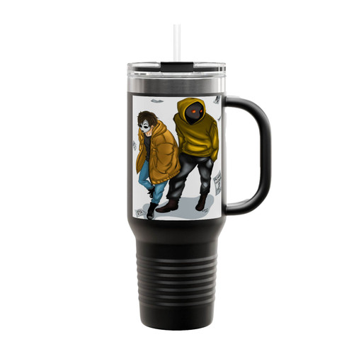 Creepypasta Pullover Insulated Travel Mug