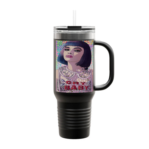 Cry Baby Illustration Insulated Travel Mug