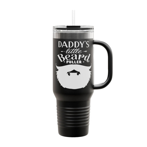 Daddy's Little Beard Puller Insulated Travel Mug