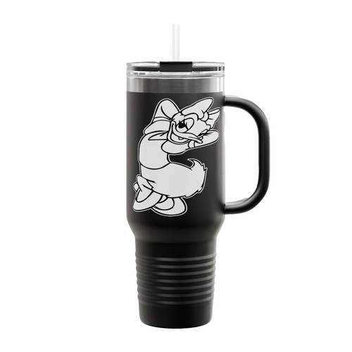 Daisy Duck 1 Insulated Travel Mug