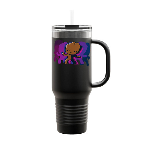 Dancing Groot Baby Insulated Travel Mug