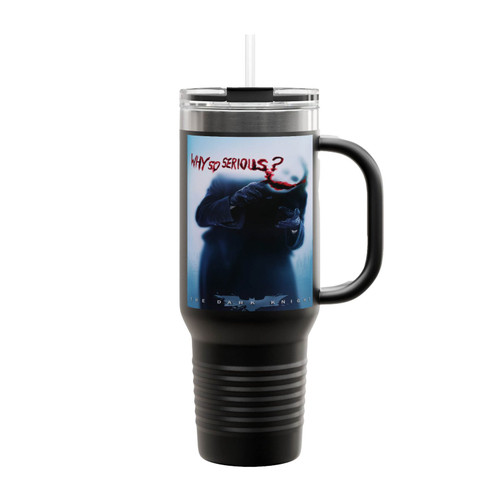 Dark Knight Why So Serious Insulated Travel Mug