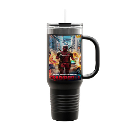 Deadpool Has Entered The Chat Insulated Travel Mug