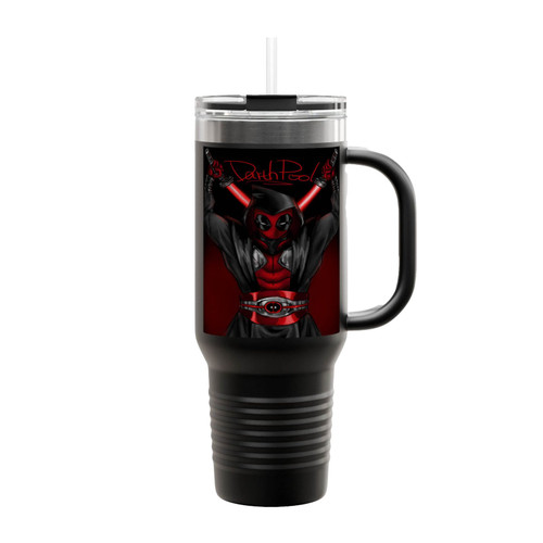 Deadpool Illustration Insulated Travel Mug