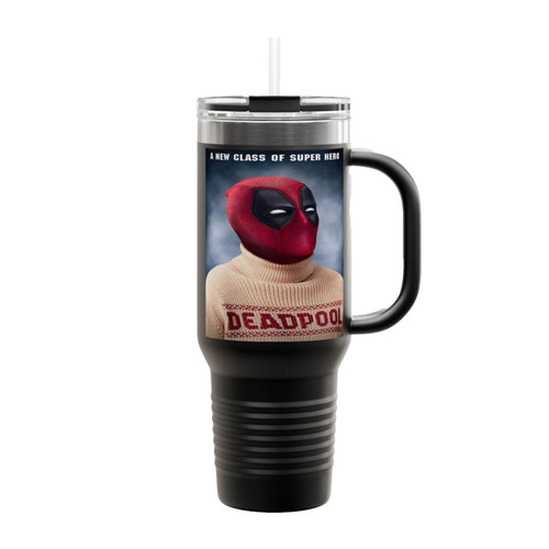 Deadpool Mask Ugly Insulated Travel Mug