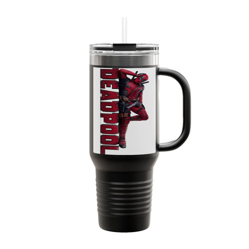 Deadpool Relax Pose Insulated Travel Mug