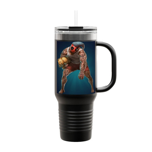 Deadpool Sleepy Insulated Travel Mug