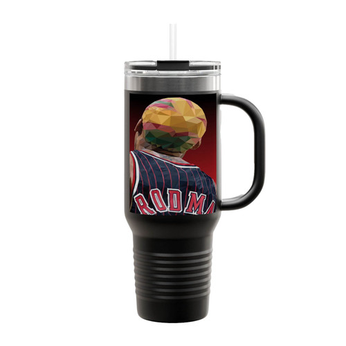 Dennis Rodman Geometric Insulated Travel Mug