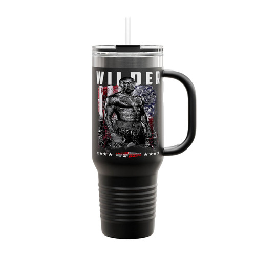 Deontay Wilder Boxing Fury Remacth Insulated Travel Mug