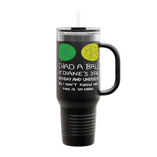 Dianes 35Th Birthday Bojack Horseman Insulated Travel Mug