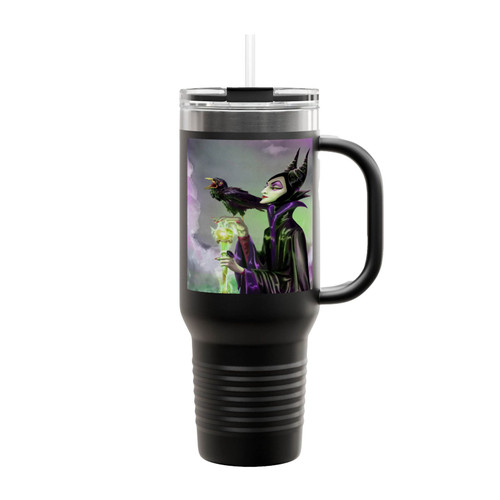 Disney Maleficent Snow White Witch Insulated Travel Mug