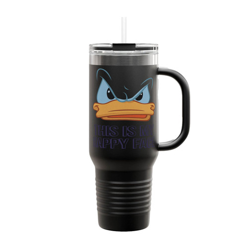 Donald Duck This Is My Happy Face Insulated Travel Mug
