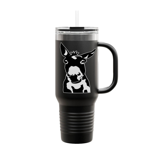 Donkey Head Insulated Travel Mug