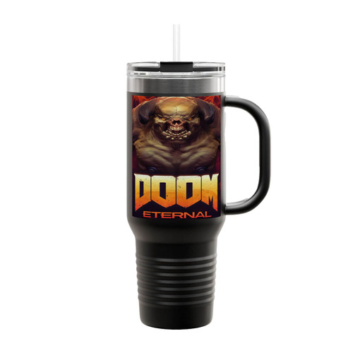 Doom Eternal Hell Knight Insulated Travel Mug