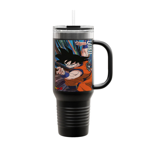 Dragon Ball Z Goku Jump Insulated Travel Mug