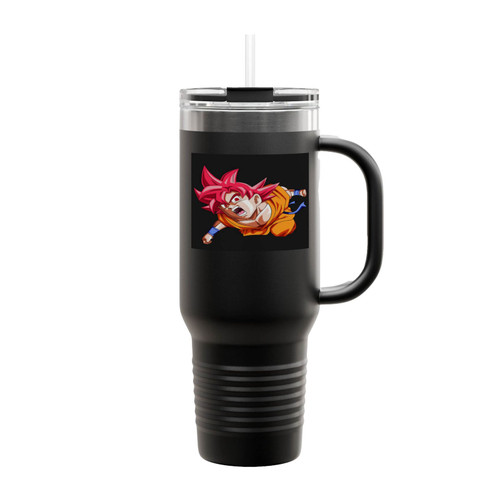 Dragonball - Ssjg Goku Insulated Travel Mug