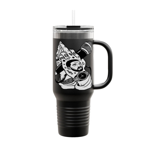 Drake Hand Singer Rap Art Insulated Travel Mug