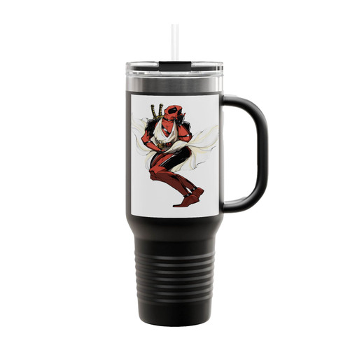 Drawing Wolverine Insulated Travel Mug