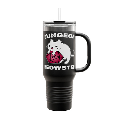 Dungeon Meowster Insulated Travel Mug