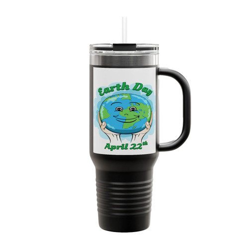 Earth Day Insulated Travel Mug