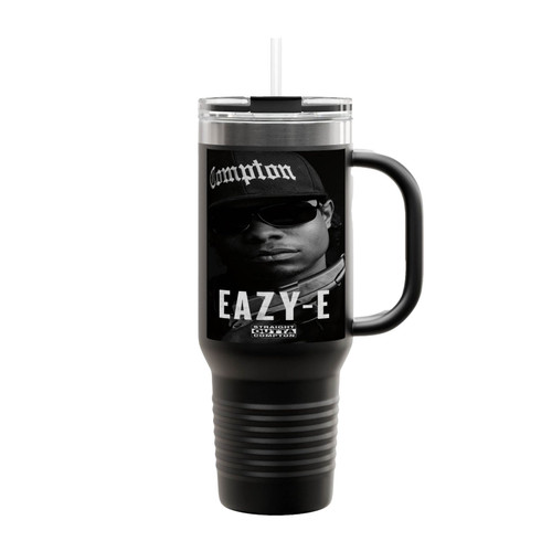 Eazy N W A Rapper Hip Hop Insulated Travel Mug