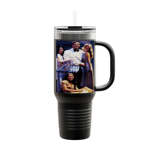 Farrah Fawcett And Lee Majors Insulated Travel Mug