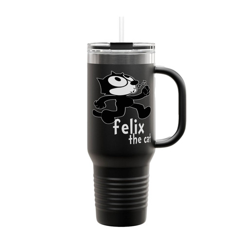 Felix The Cat Sing Insulated Travel Mug