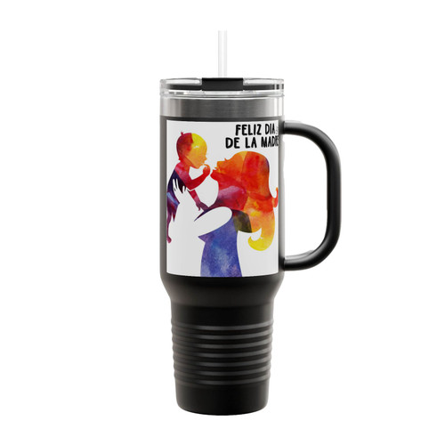 Feliz Dia De La Madre Insulated Travel Mug