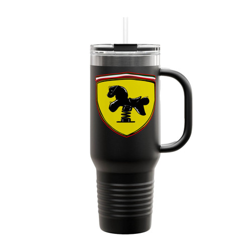 Ferari Parody Insulated Travel Mug