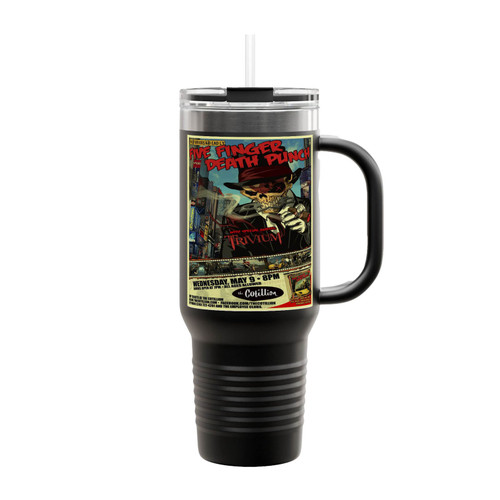 Five Finger Death Everyone Has Two Choices Insulated Travel Mug