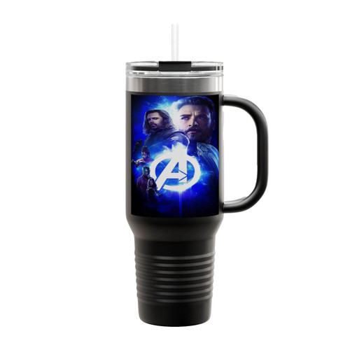 Five New Avengers Insulated Travel Mug
