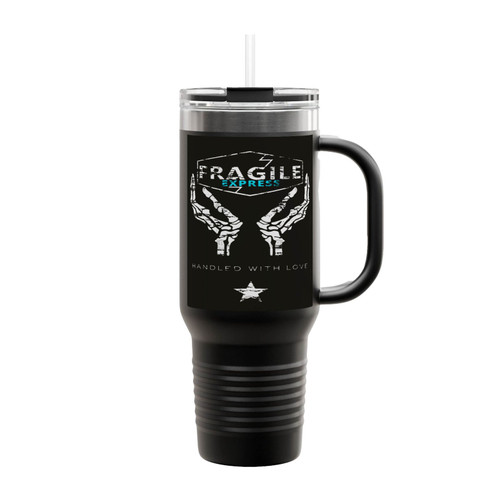 Fragile Express Art Insulated Travel Mug
