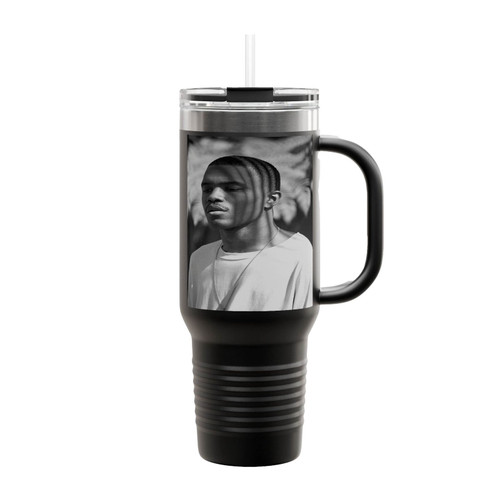 Frank Ocean Black And White Insulated Travel Mug