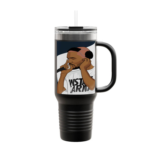 Frank Ocean Illustration Pop Music Singer Insulated Travel Mug