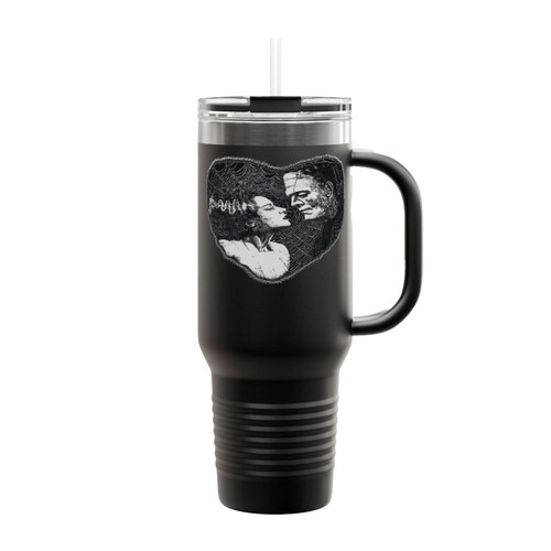 Frankenstein And Bride Insulated Travel Mug