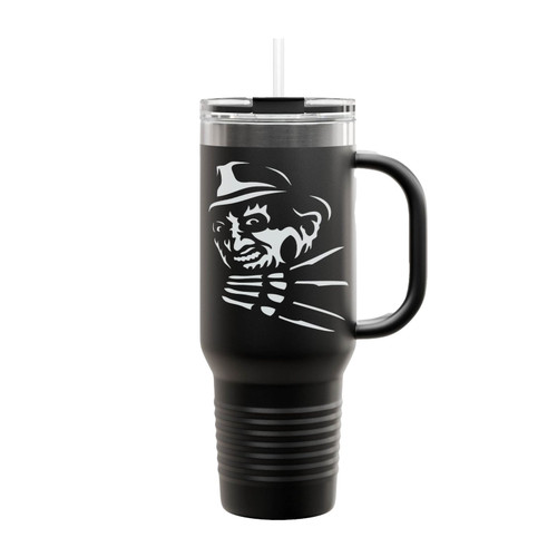Freddy Krueger Face Horror Insulated Travel Mug
