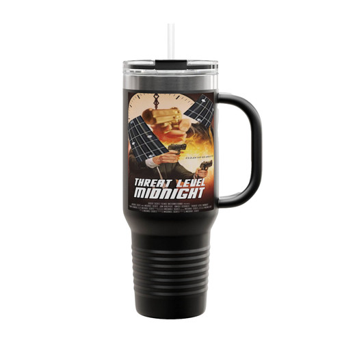 Fret Level Midnight A Threat Level Midnight Insulated Travel Mug