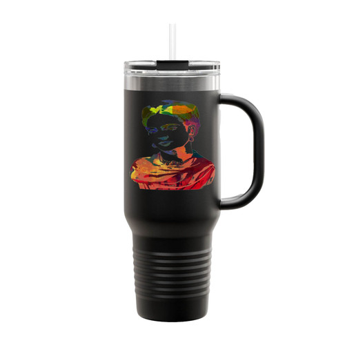 Frida Kahlo Colors Insulated Travel Mug