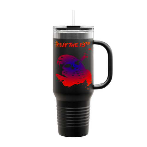 Friday The 13 Th Jason Voorhees Logo Insulated Travel Mug