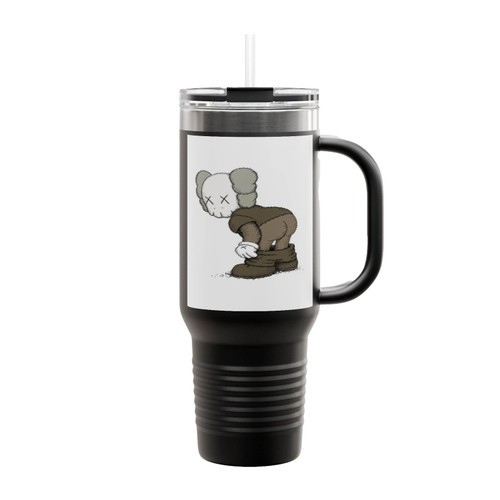 Funny Kaws Art Insulated Travel Mug
