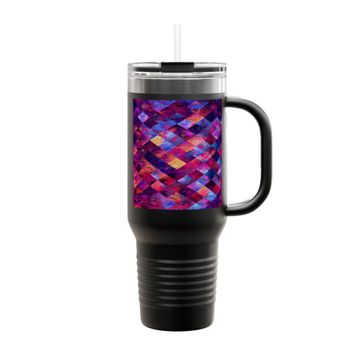 Galaxy Pattern Geometric Insulated Travel Mug