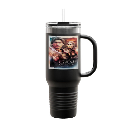 Game Of Thrones House Lannister Poster Insulated Travel Mug