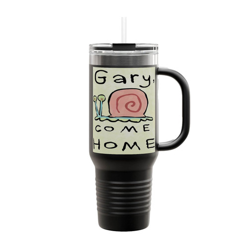 Gary Come Home Spongebob Gary Missing Insulated Travel Mug