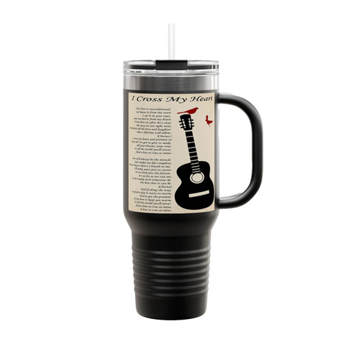 George Strait I Cross My Heart Insulated Travel Mug