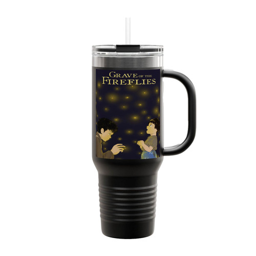 Ghibli Grave Of The Fireflies Insulated Travel Mug