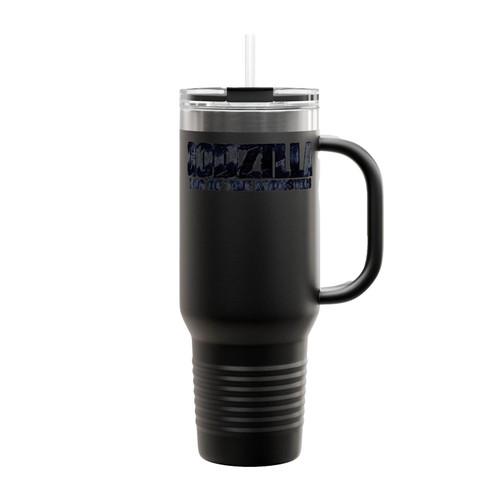 Godzilla King Of The Monsters Logo Insulated Travel Mug